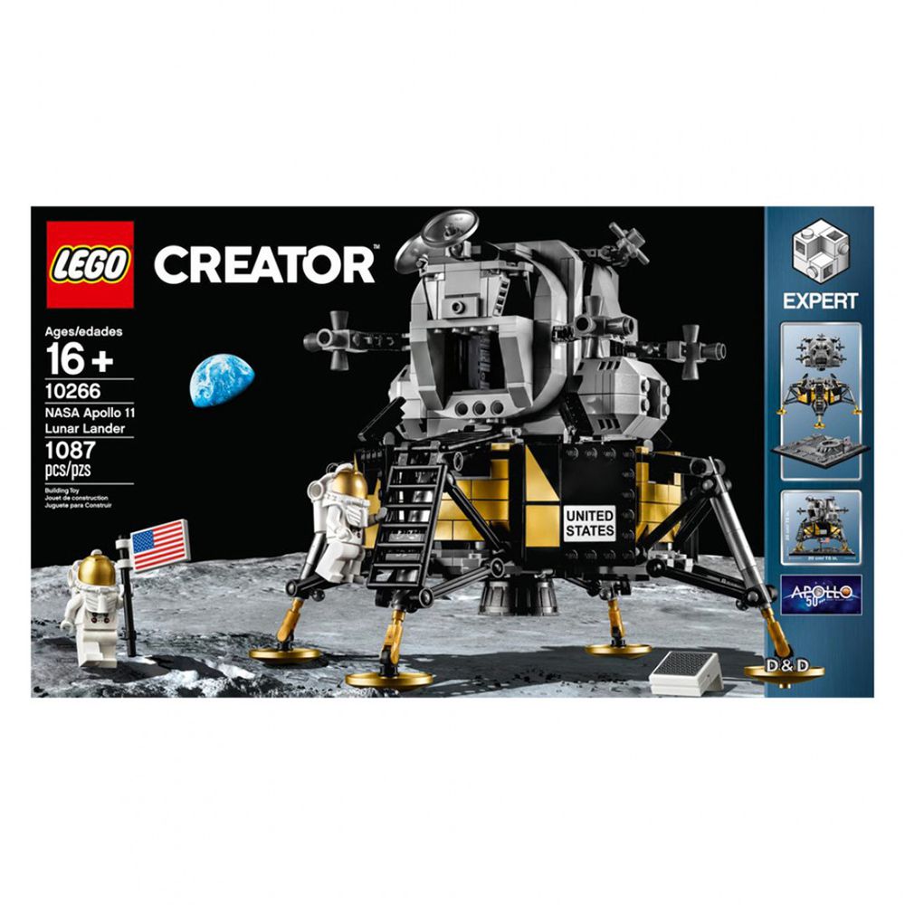 樂高 LEGO - 樂高 Creator 創意大師特別版系列 -  NASA 阿波羅11號登月小艇  10266-1077pcs