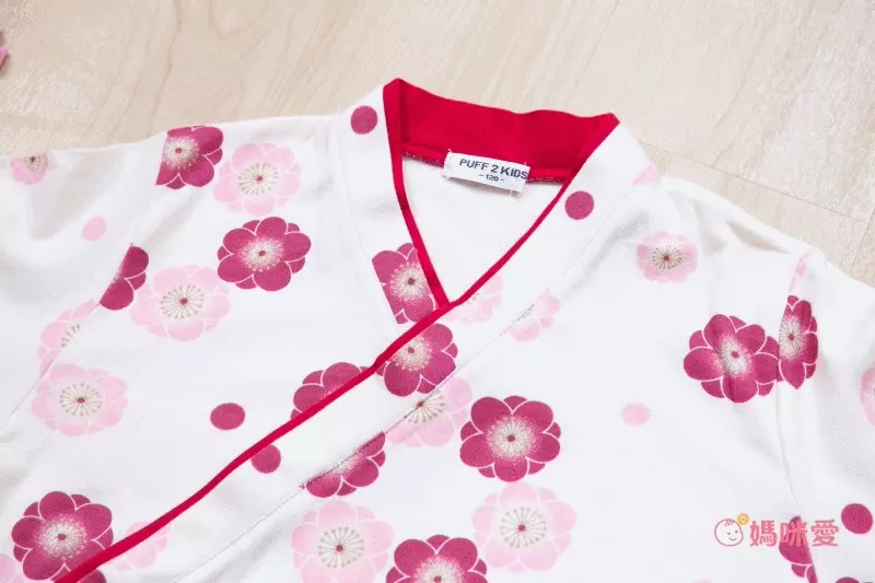 日本 Chil2 - 純棉日本傳統袴/和服(兩件式)-箭羽-紅