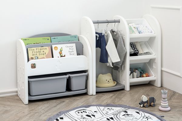 【韓國 ifam】夢幻兒童收納家具 書架收納組、多功能收納櫃