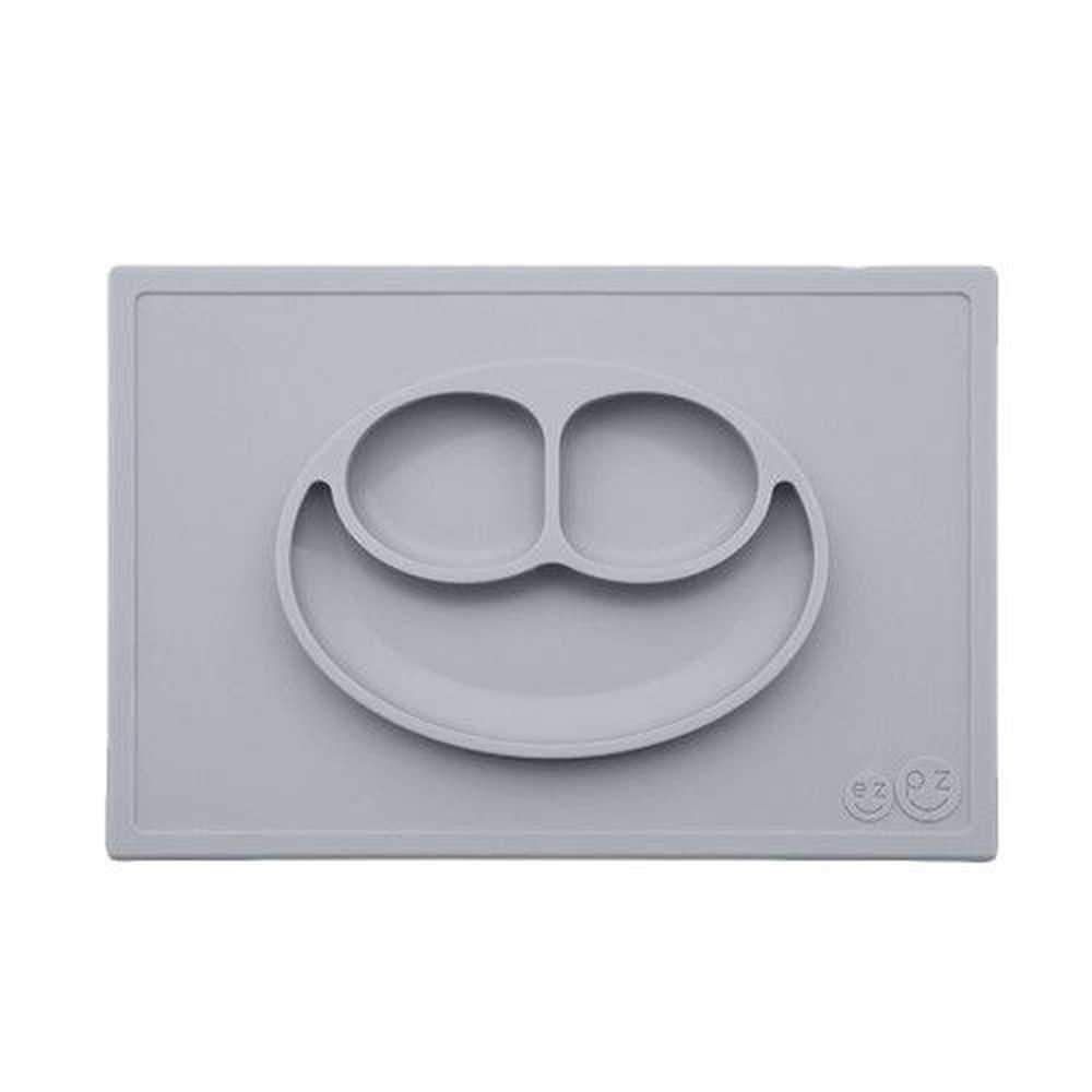 美國 ezpz - 快樂餐盤 Happy Mat-餐盤-星塵灰 (38cm*25cm*2.54cm)-420ml