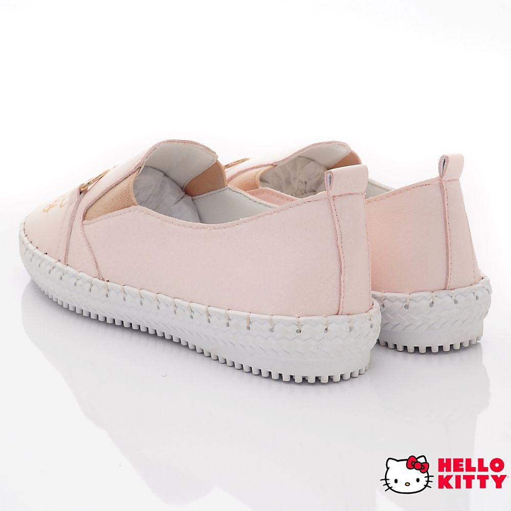 HELLO KITTY - 凱蒂貓皮質不對稱休閒鞋款(大童款)-粉