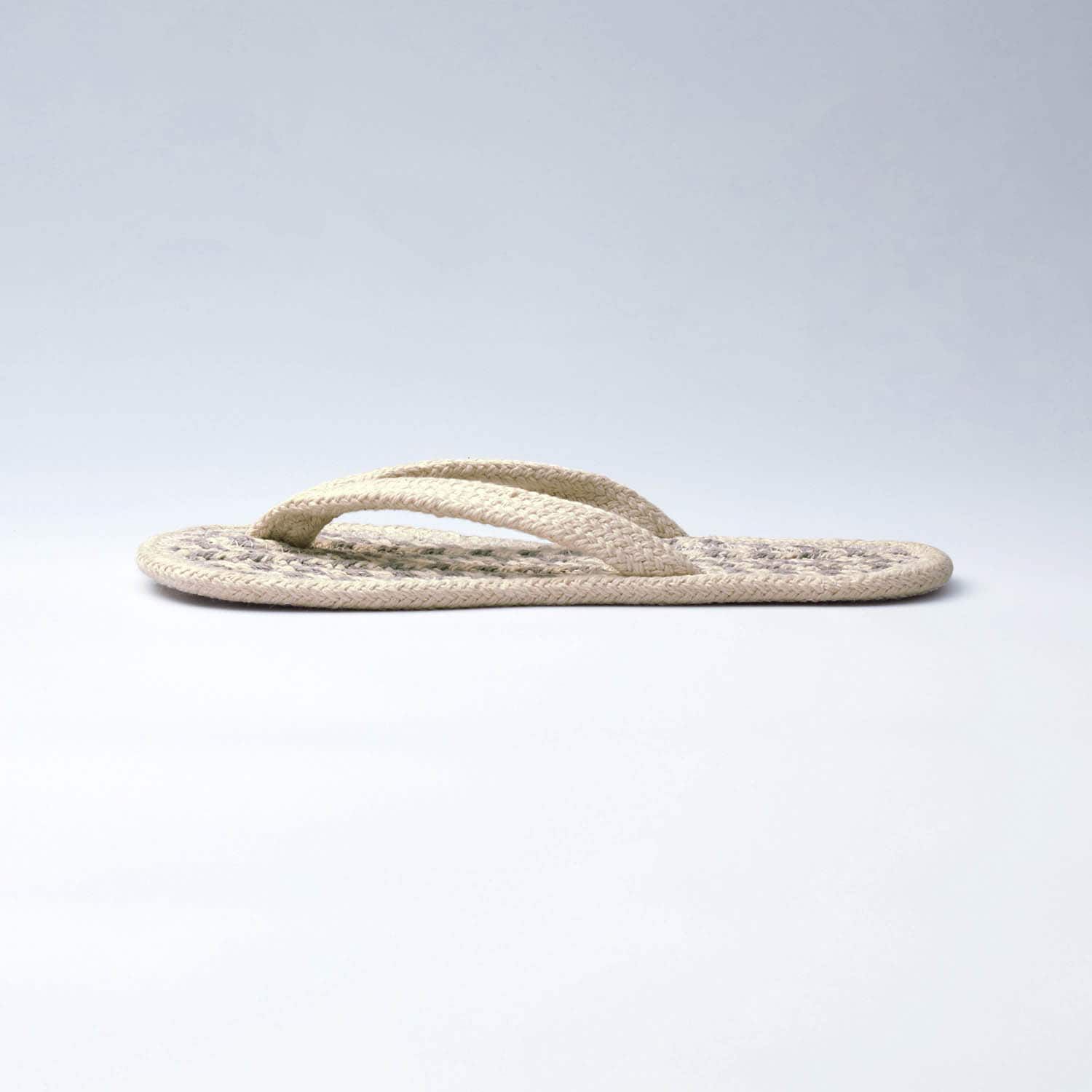 日本千趣會 - 夏日款 印度棉舒適夾腳室內拖鞋-海軍藍