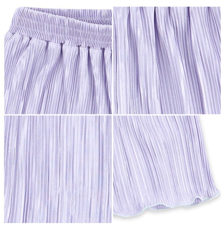 韓國 HEJMINI - 涼感寬鬆長褲-海軍藍