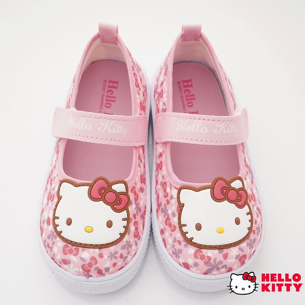 HELLO KITTY - 台灣製休閒室內鞋(中童段)-粉色