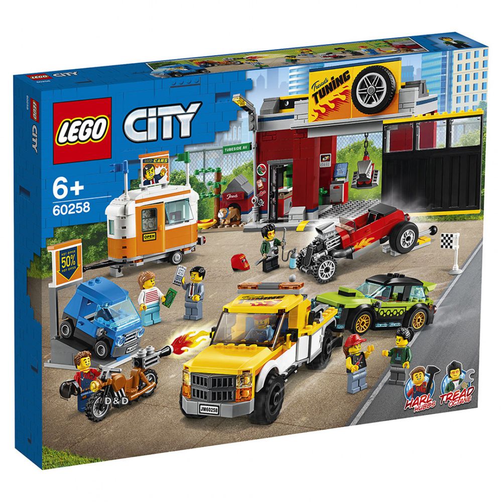 樂高 LEGO - 樂高 CITY 城市系列 - 賽車改裝廠 60258-897pcs