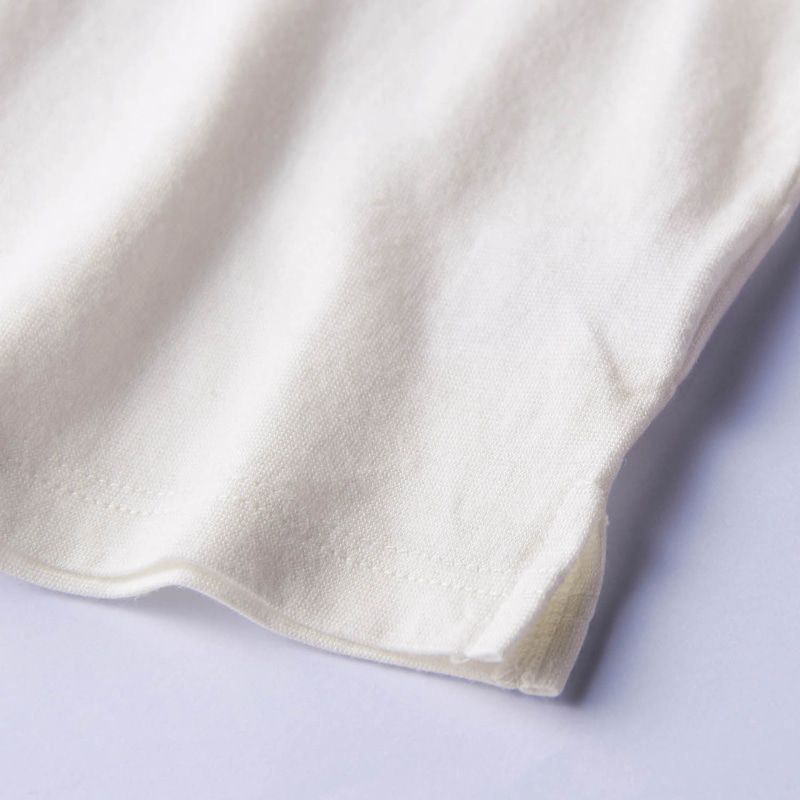 日本千趣會 - GITA 美式撞色短袖上衣-英文標語-復古藍