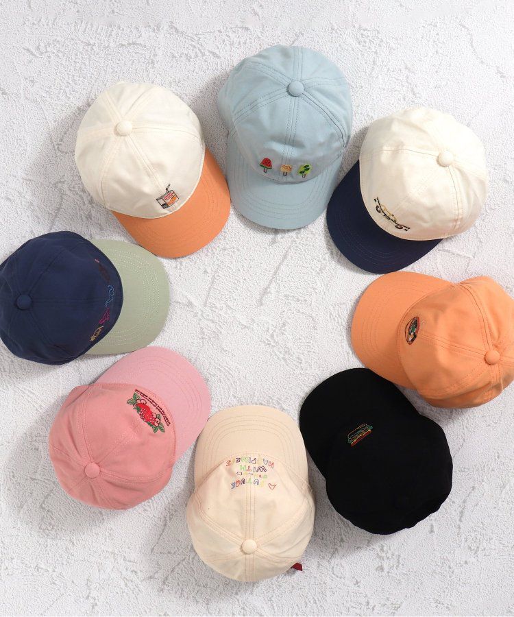 日本 BREEZE - 彩色刺繡印花棒球帽-計程車-深藍