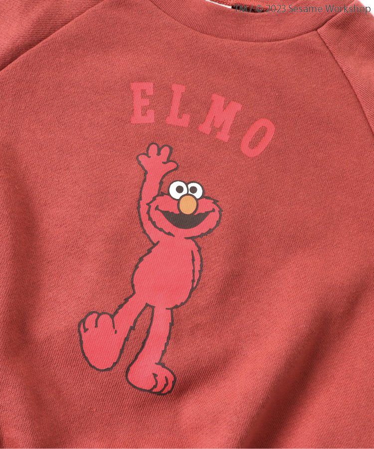 日本 apres les cours - 聯名限定 芝麻街印花大學T-米黃