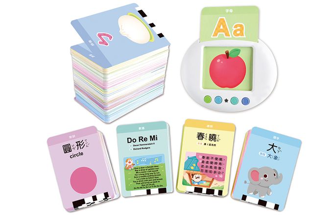 風車圖書 - 幼兒學習讀卡機(學習ㄅㄆㄇ、ABC、123、唐詩、成語、童話、兒歌)-FOOD超人