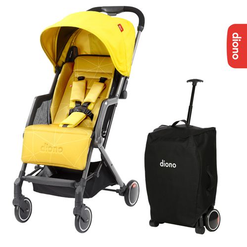 Diono - 西雅圖 璀沃斯 Diono TT 車 - 輕便型行李式秒收嬰幼兒推車-線性黃
