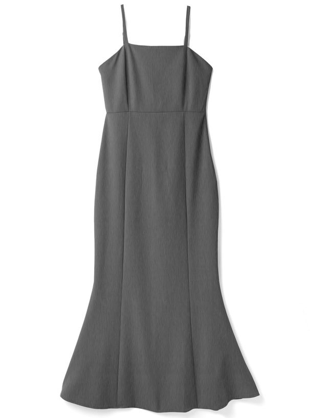 日本 GRL - [熱銷NO.1] 時尚魚尾吊帶裙-象牙杏