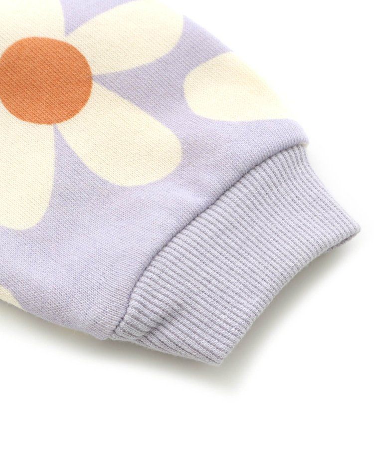 日本 BREEZE - 正反OK！裏毛印花長袖上衣-棋盤格-彩色