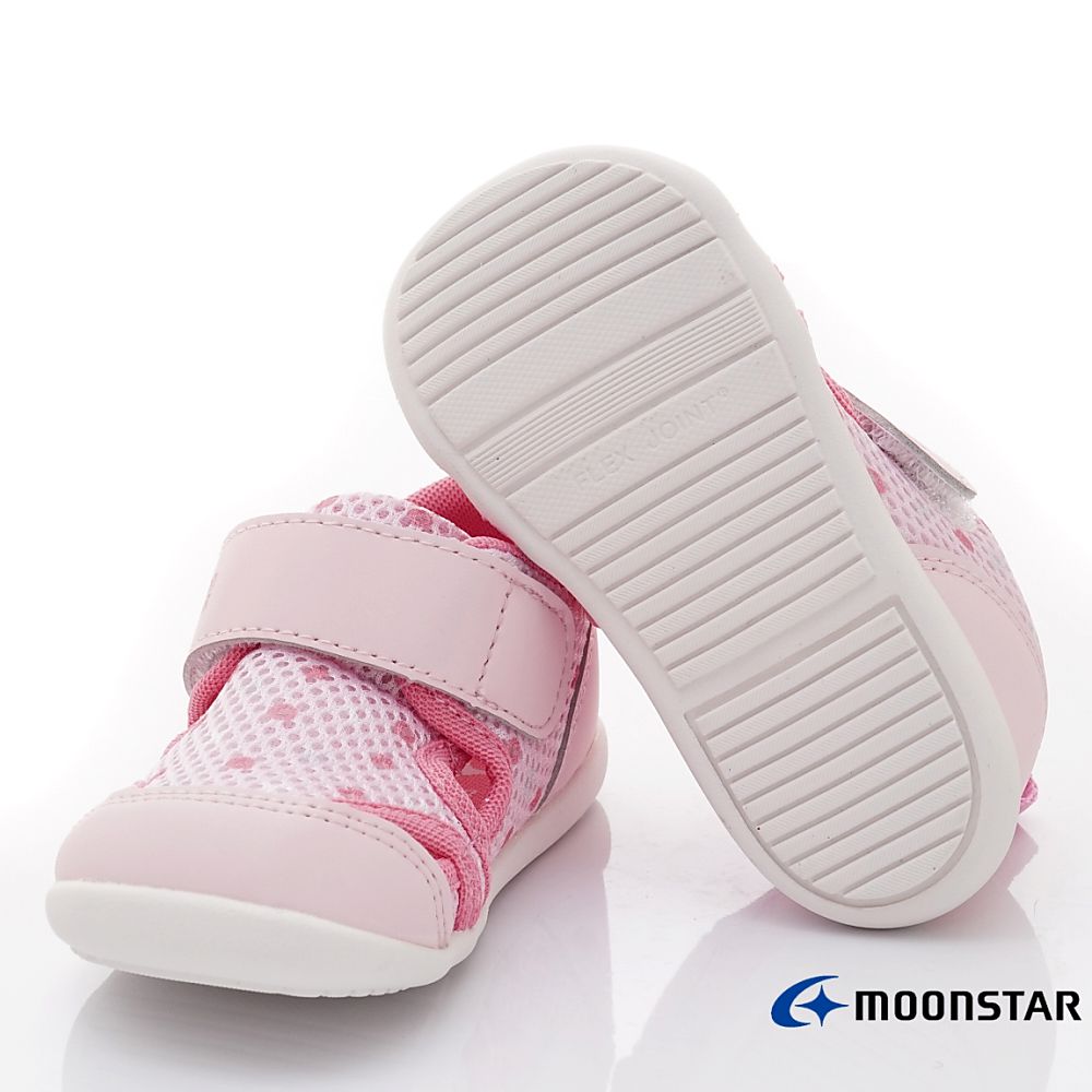 MOONSTAR日本月星 - 休閒機能寶寶學步鞋(寶寶段)-粉