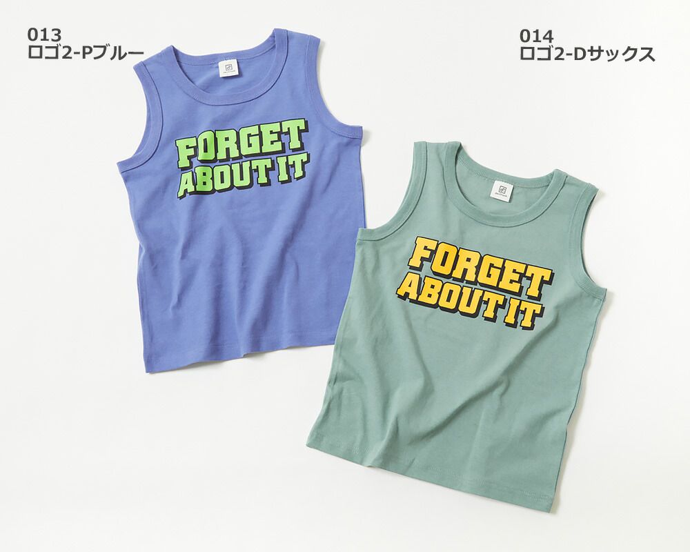 日本 devirock - 純棉定番百搭印花背心-英文字-黑