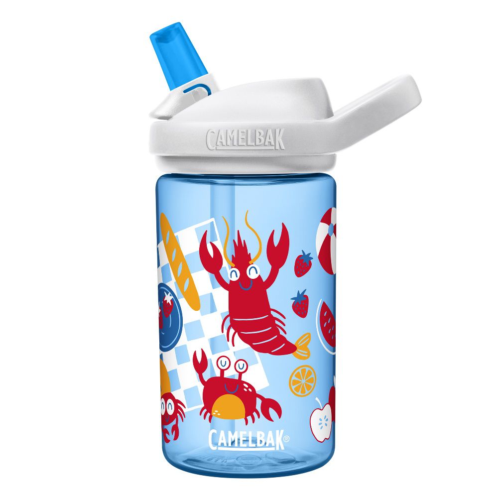 CamelBak - EDDY+ 兒童吸管運動水瓶-海洋野餐 (400ml)-156g