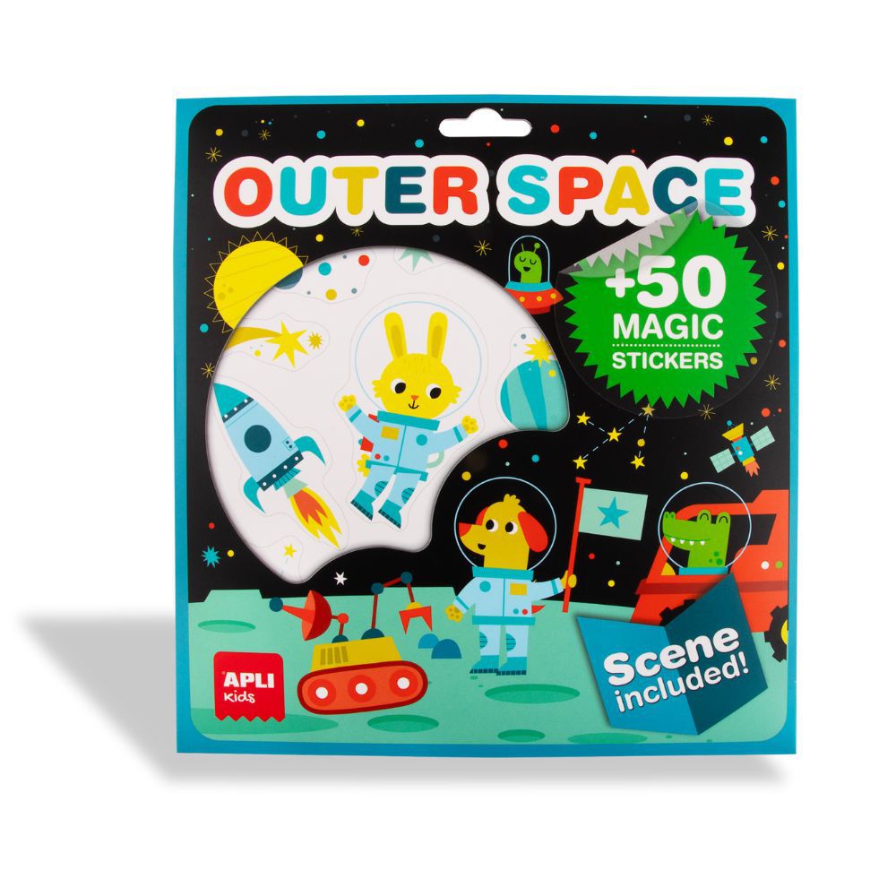 創意貼紙遊戲-探索外太空