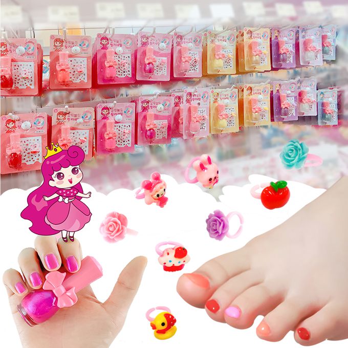 韓國PINKY - bling bling指甲油套裝組-草莓牛奶