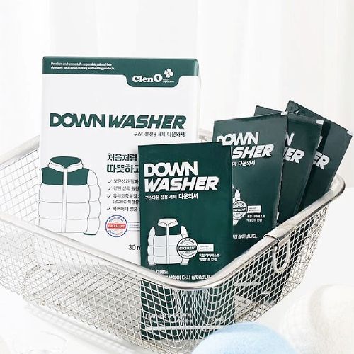 韓國 ClenO - 羽絨專用｜蓬鬆保暖修復洗滌劑-(15包/盒)