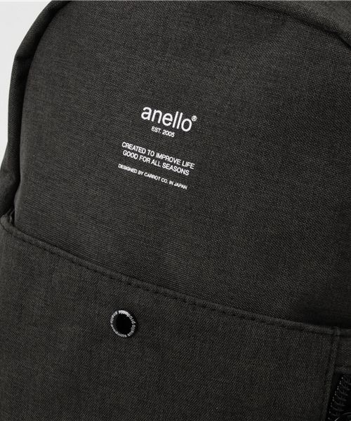 日本 Anello - 牛津布外出單肩包-Regular-GY灰色