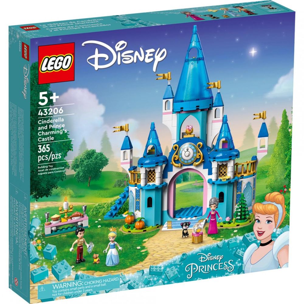 樂高 LEGO - 樂高積木 LEGO《 LT43206 》Disney Princess迪士尼公主系列 - Cinderella and Prince Charming's Castle-365pcs