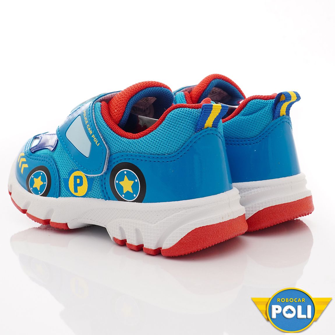 POLI 波力救援小英雄 - 台灣製電燈休閒運動款(中小童段)-運動鞋-藍