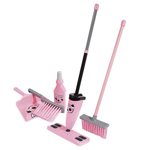 英國 CASDON - 《英國CASDON家電玩具》Henry 小亨利清潔手推車(粉色)