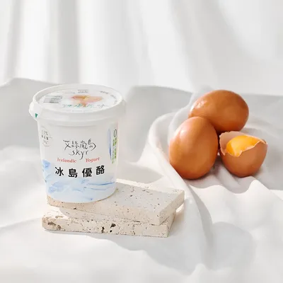 艾絲嵐島 Skyr - 獨享杯 雞蛋原味Skyr │ 蛋奶素-每杯170g