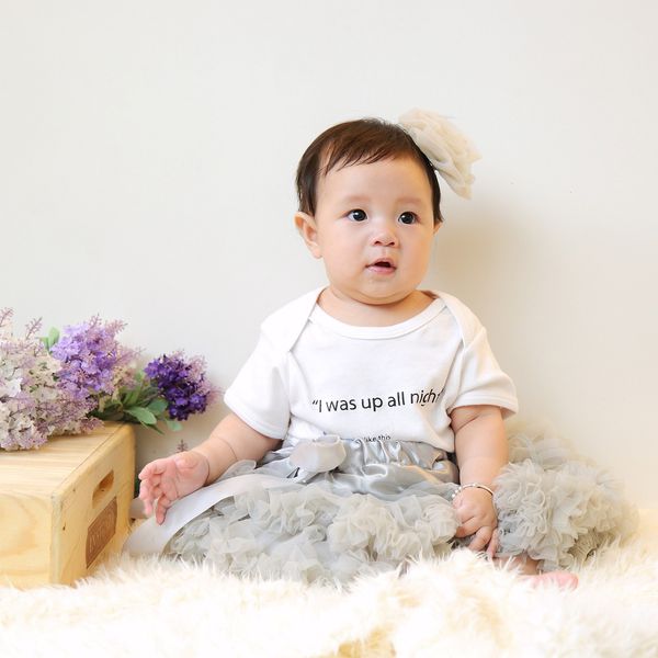 日安朵朵 - 女嬰童雪紡蓬蓬裙-豌豆公主