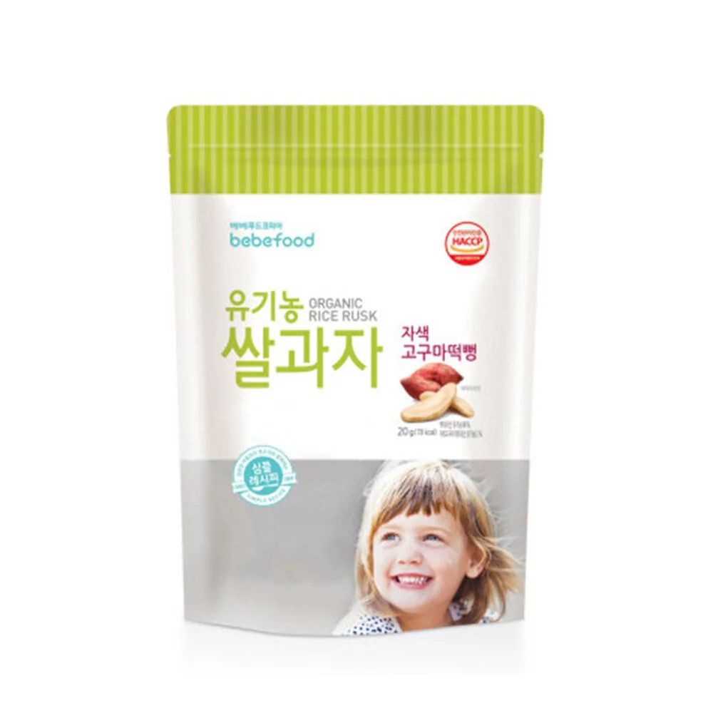 韓國bebefood寶寶福德 - 米餅-紅薯