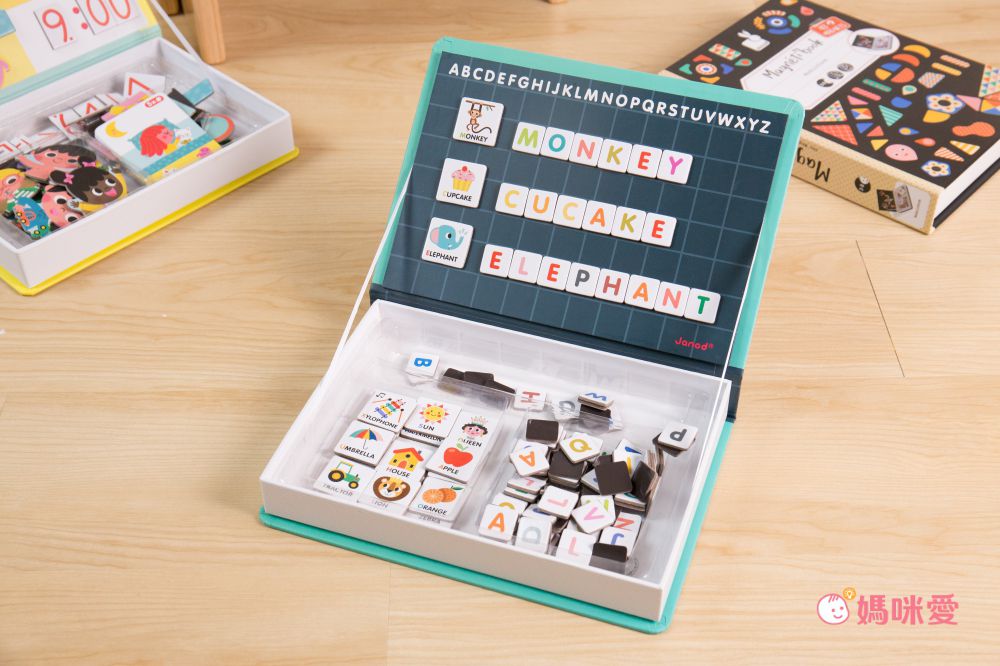 【法國Janod 磁鐵遊戲書】磁性質感外盒，好收納不弄丟