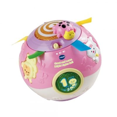 Vtech - 炫彩聲光滾滾球-粉色