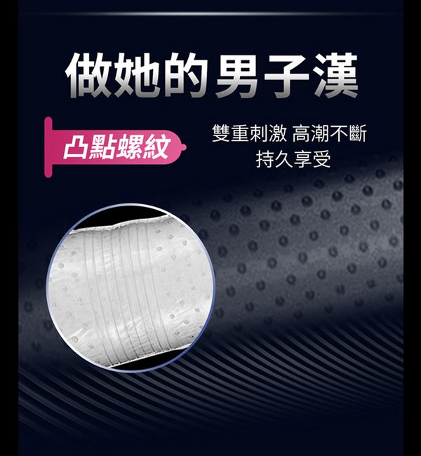 Durex 杜蕾斯 - 保險套-雙悅愛潮-3入