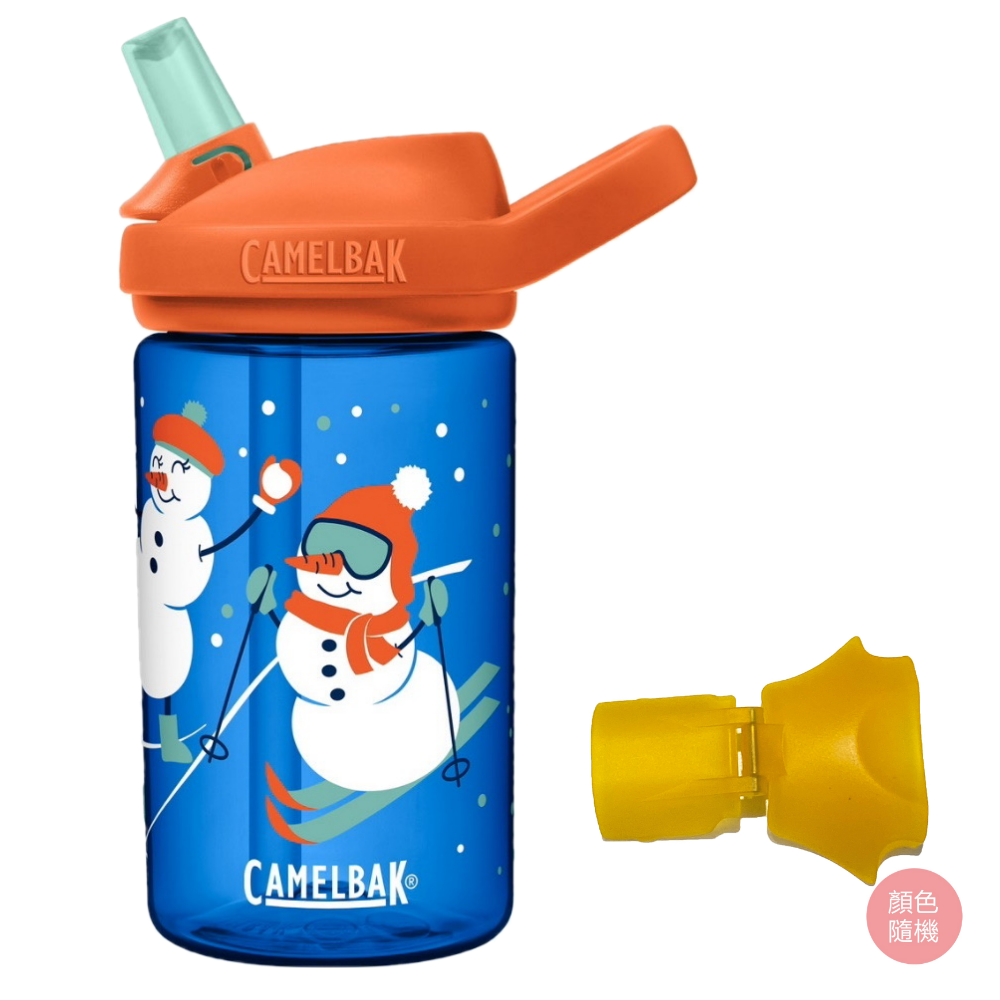 CamelBak - 【贈防塵蓋】EDDY+ 兒童吸管運動水瓶-雪人雪橇 (400ml)-156g