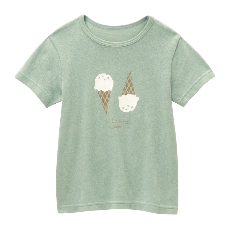 日本千趣會 - GITA 純棉印花短T-汽車-米