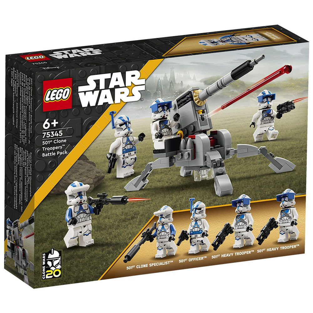 樂高 LEGO - 樂高積木LEGO《 LT75345 》STAR WARS™ 星際大戰系列 - 501st Clone Troopers™ Battle Pack