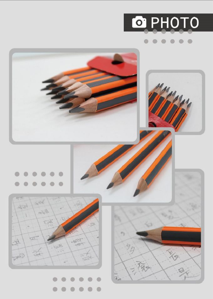 法國MAPED - HB三角粗筆桿習字筆12入