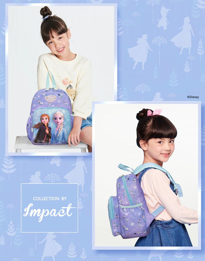 冰雪奇緣後背包(小)-紫色