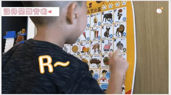 動物有聲掛圖-中英台3種語言+精選36種動物真實圖片+2首經典律動性兒歌+互動問答遊戲