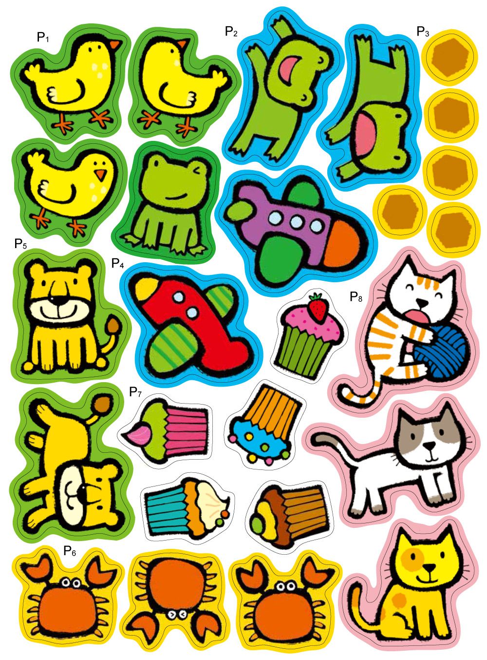 双美生活文創 - 5Q益智貼紙書：熊熊學打鼓