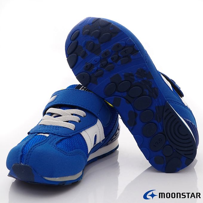 Moonstar日本月星 - 月星HI系列十大機能款-MSC23266藍(中小童段)-機能運動鞋-藍