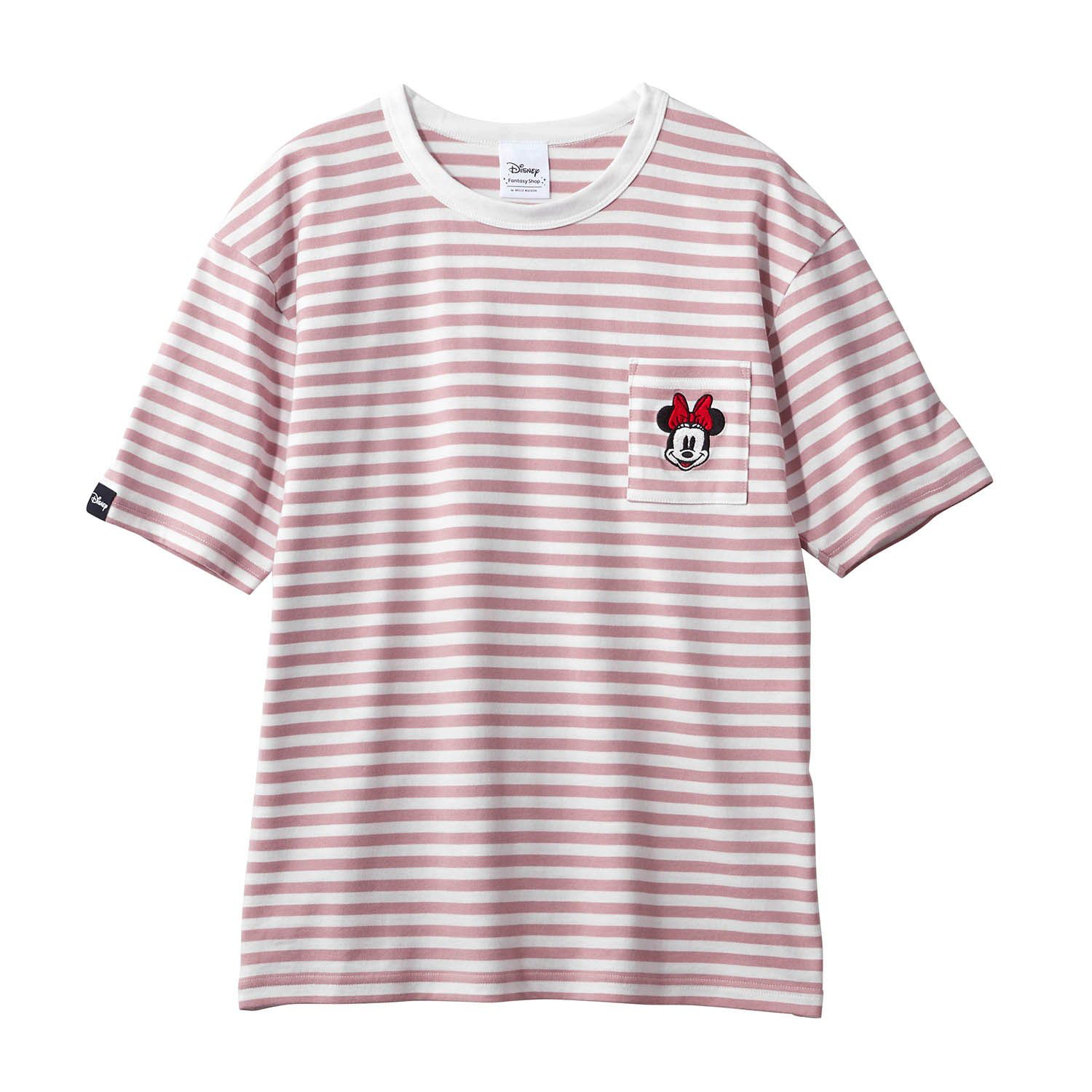 日本千趣會 - 迪士尼角色口袋短袖上衣(大人款)-杯麵-米白