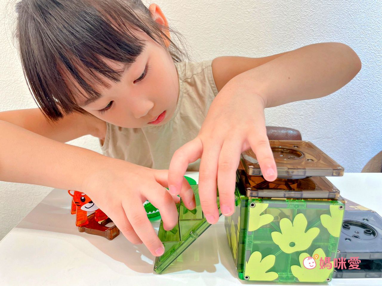 Magna-Tiles® - 磁力積木25片-叢林動物