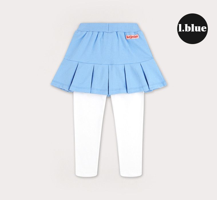 韓國 HEJMINI - 寬百摺褲裙