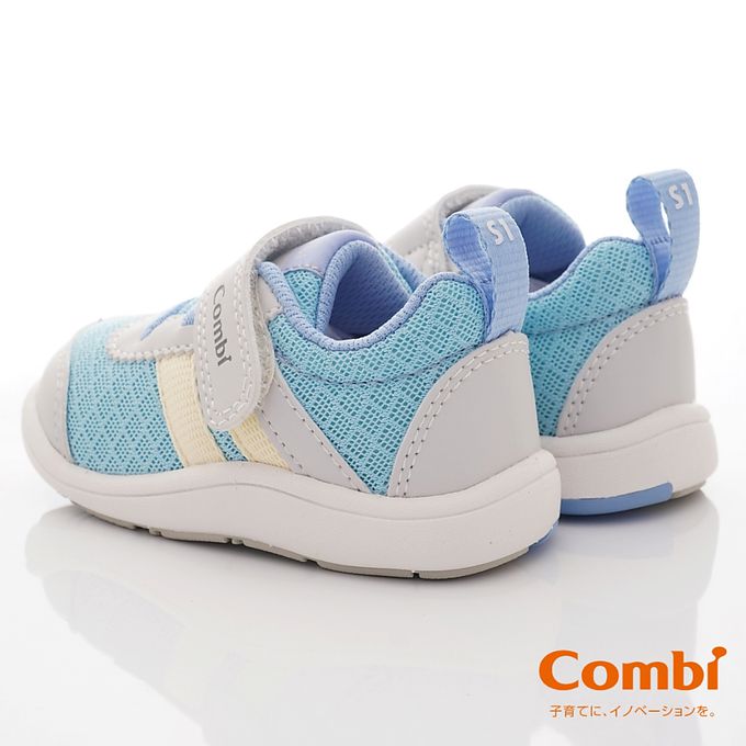日本 Combi - COMBI醫學級NICEWALK兒童成長機能鞋(寶寶段)-休閒鞋-藍