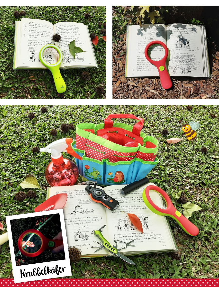 德國 Moses - 小園丁系列-LED寬鏡面放大鏡