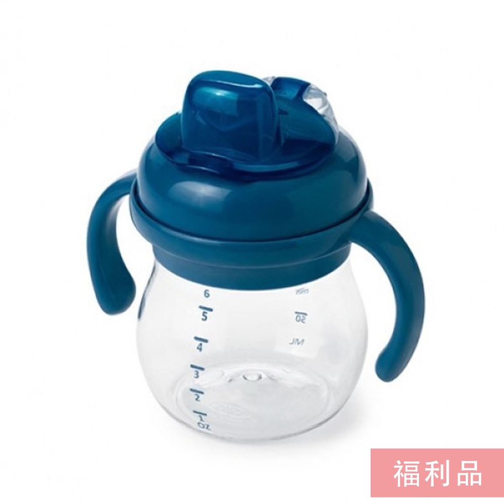 美國 OXO - 【福利品】寶寶握鴨嘴杯-海軍藍