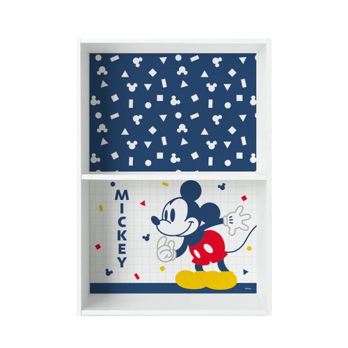 迪士尼 Disney  【積木米奇】 雙層收納空櫃 二層櫃 雙層櫃 收納櫃 書櫃 木櫃