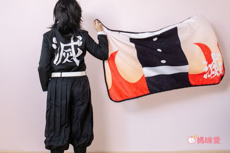 日本代購 - 鬼滅之刃 保暖毯/披肩-我妻善逸 (80x135cm)