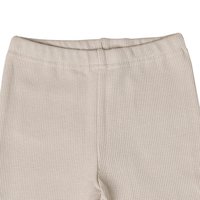 akachan honpo - 10分內搭褲-華夫格-灰色