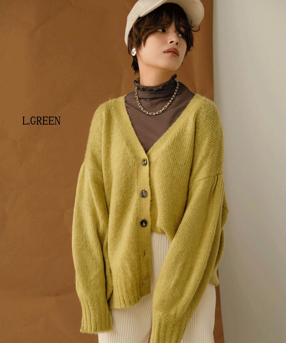 日本 Bou Jeloud - 2way兩穿寬鬆長版針織外套/上衣-磚橘